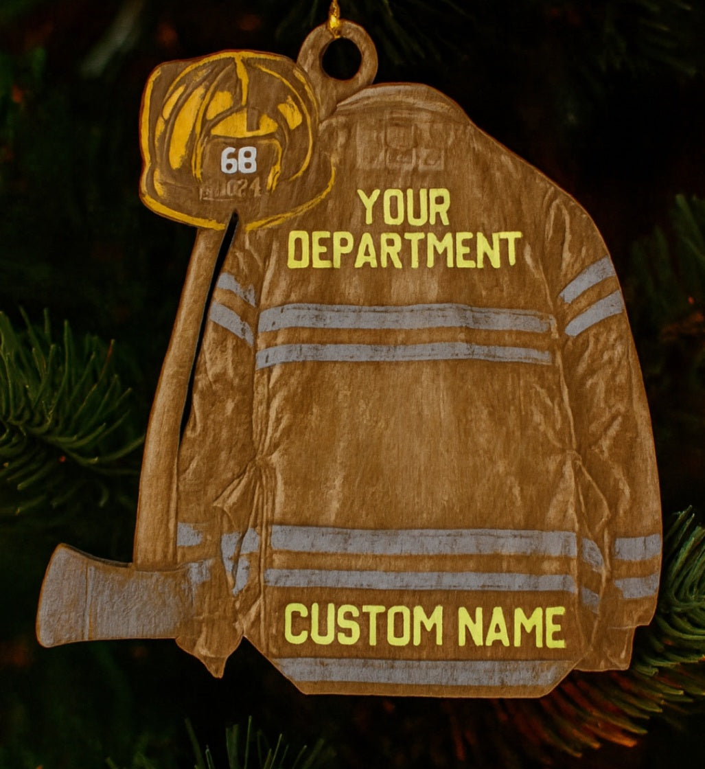 🔥Personalized Firefighter Ornaments🔥