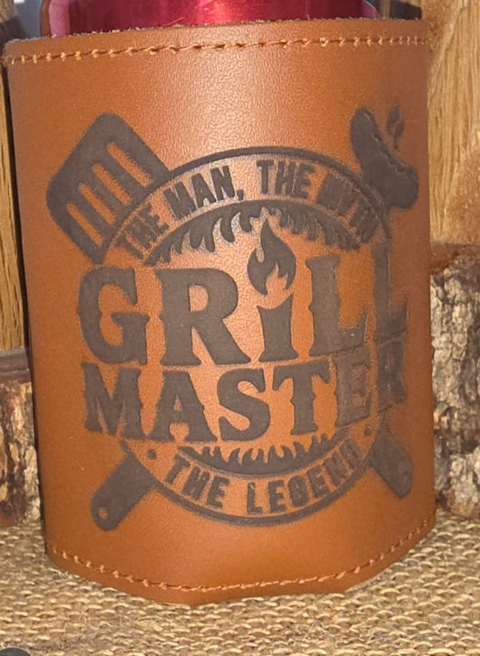 Grill Master - The Man, The Myth, The Legend - Koozie