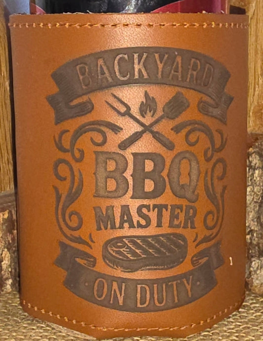 Backyard BBQ Master On Duty - Koozie